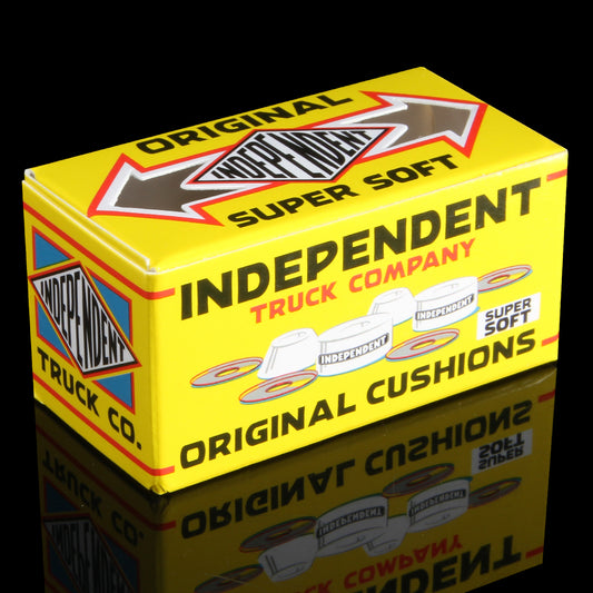 Independent | Bushing Set - Original Cushions
Durometer : 88A (Super Soft)
Color : White