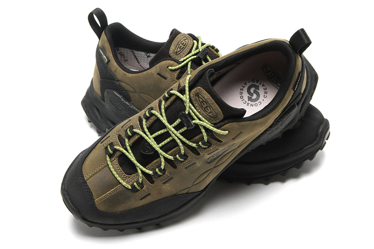Keen - Jasper Zionic Waterproof
Style # 1032797
Color : Dark Olive / Golden Cypress