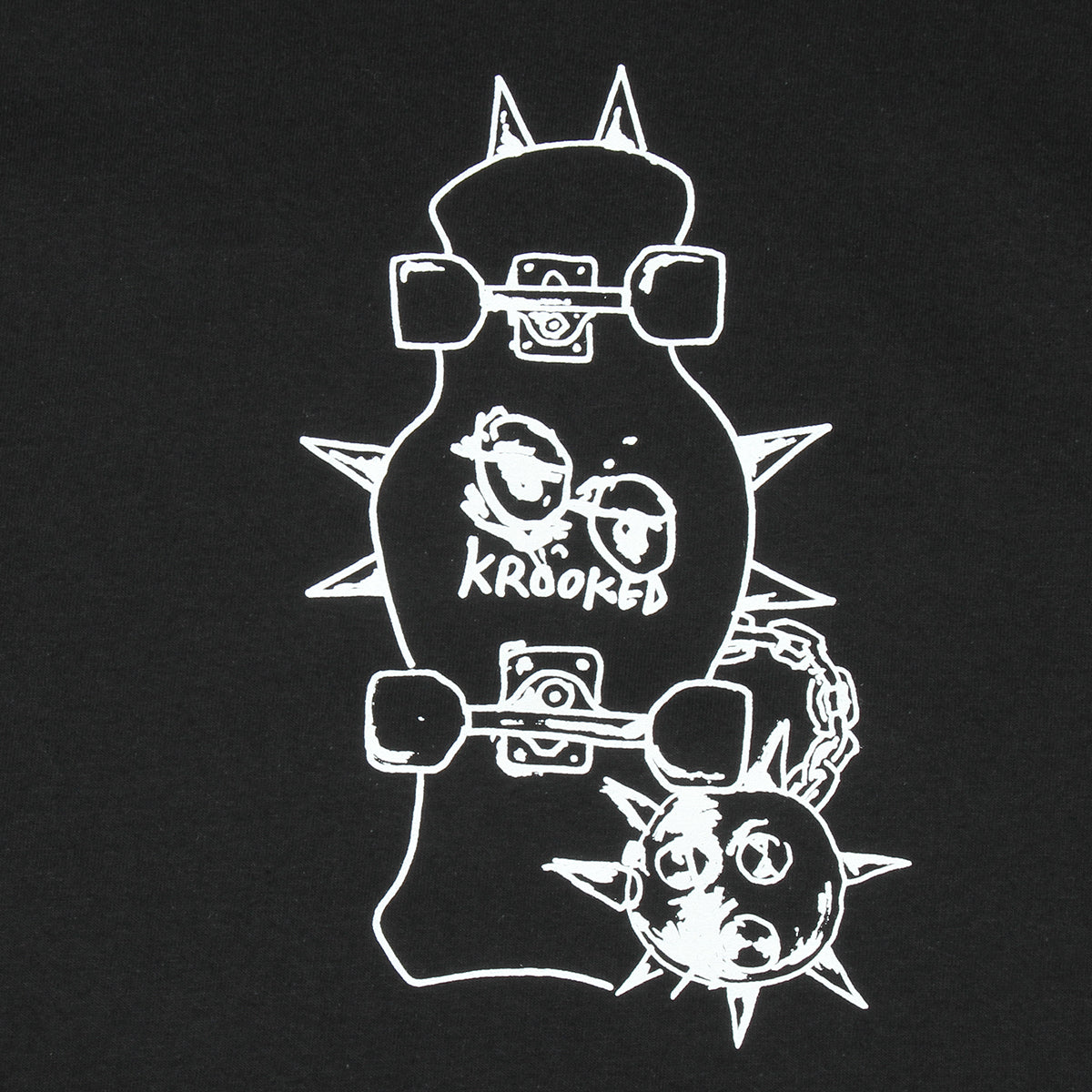 Krooked | Mace L/S T-Shirt Black