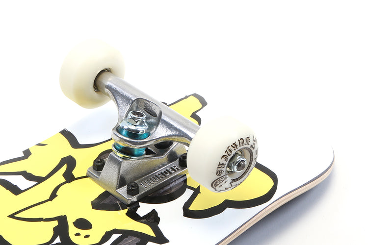 Krooked - Birds Complete Deck
Color : White / Charcoal
Width : 7.75"