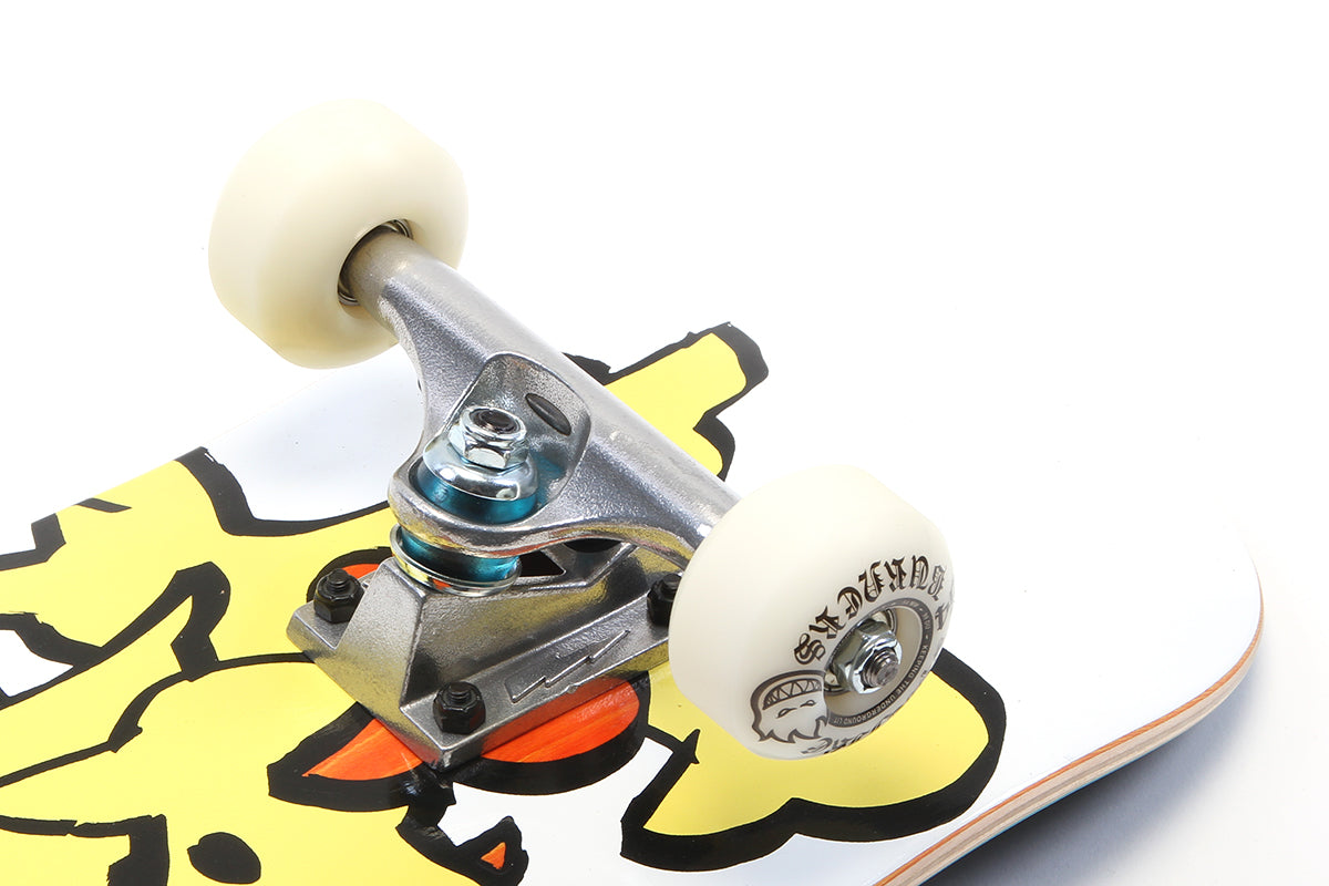 Krooked - Birds Complete Deck
Color : White / Orange
Width : 7.75"