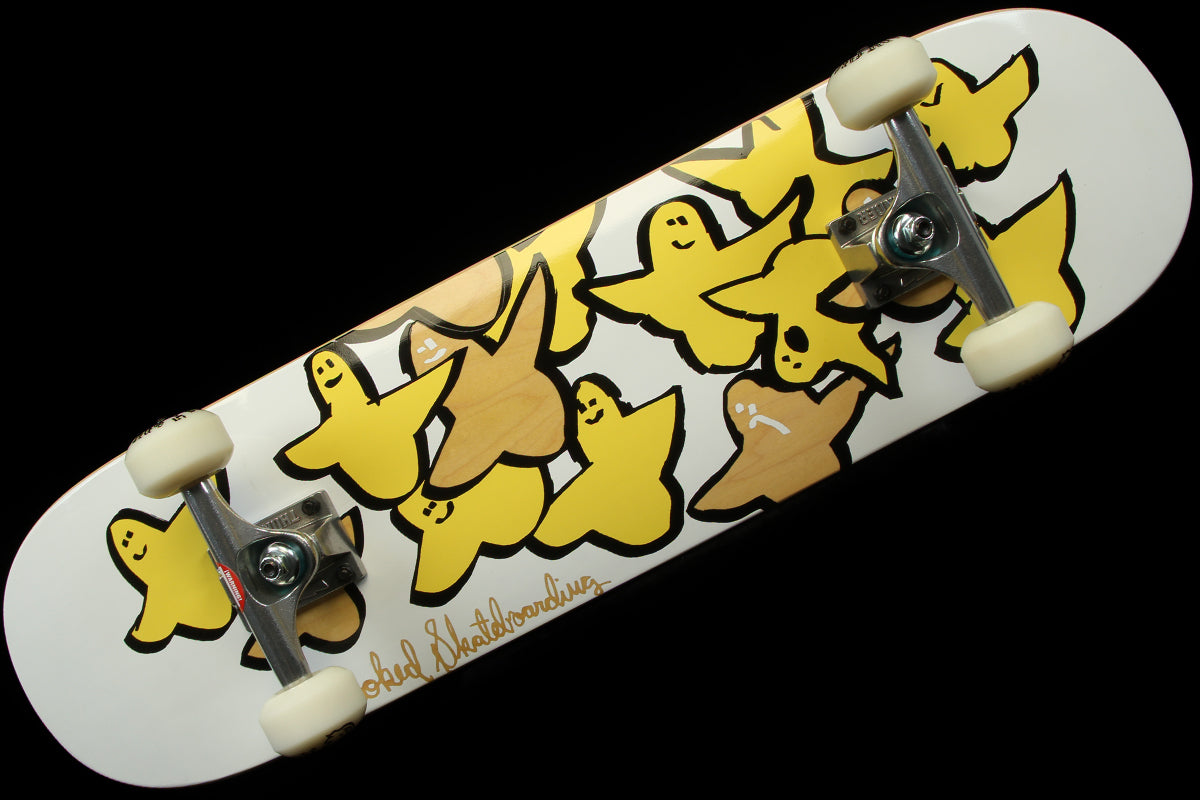 Krooked - Birds Complete Deck
Color : White / Natural
Width : 7.75"