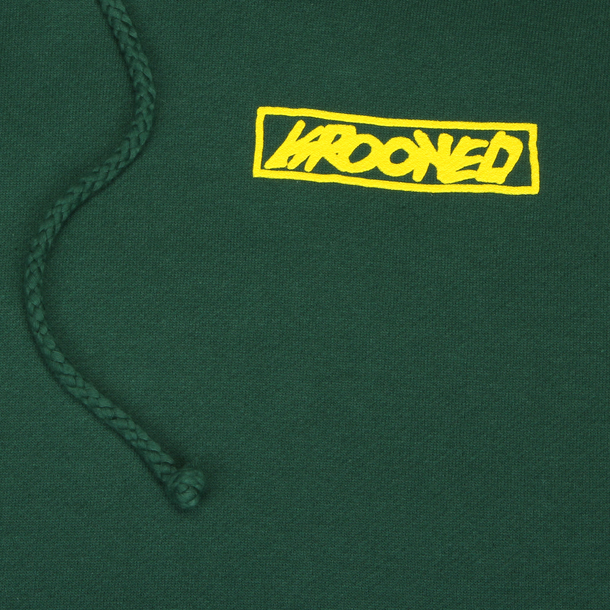 Krooked | Moonsmile Hooded Sweatshirt Dark Green