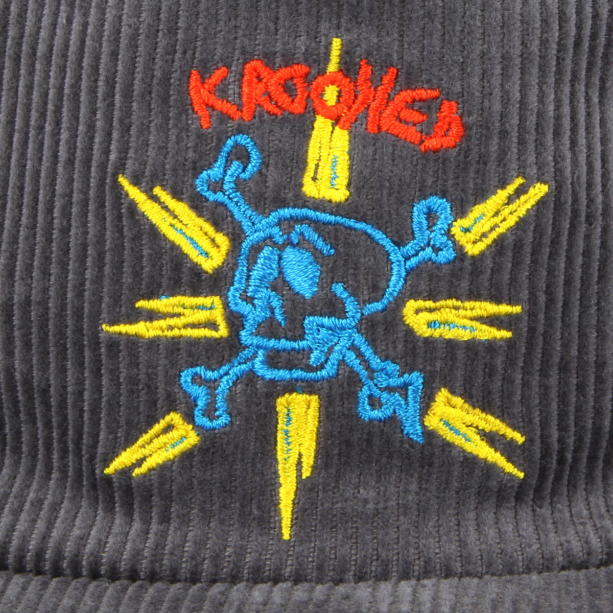 Krooked | Style Snapback Hat Charcoal