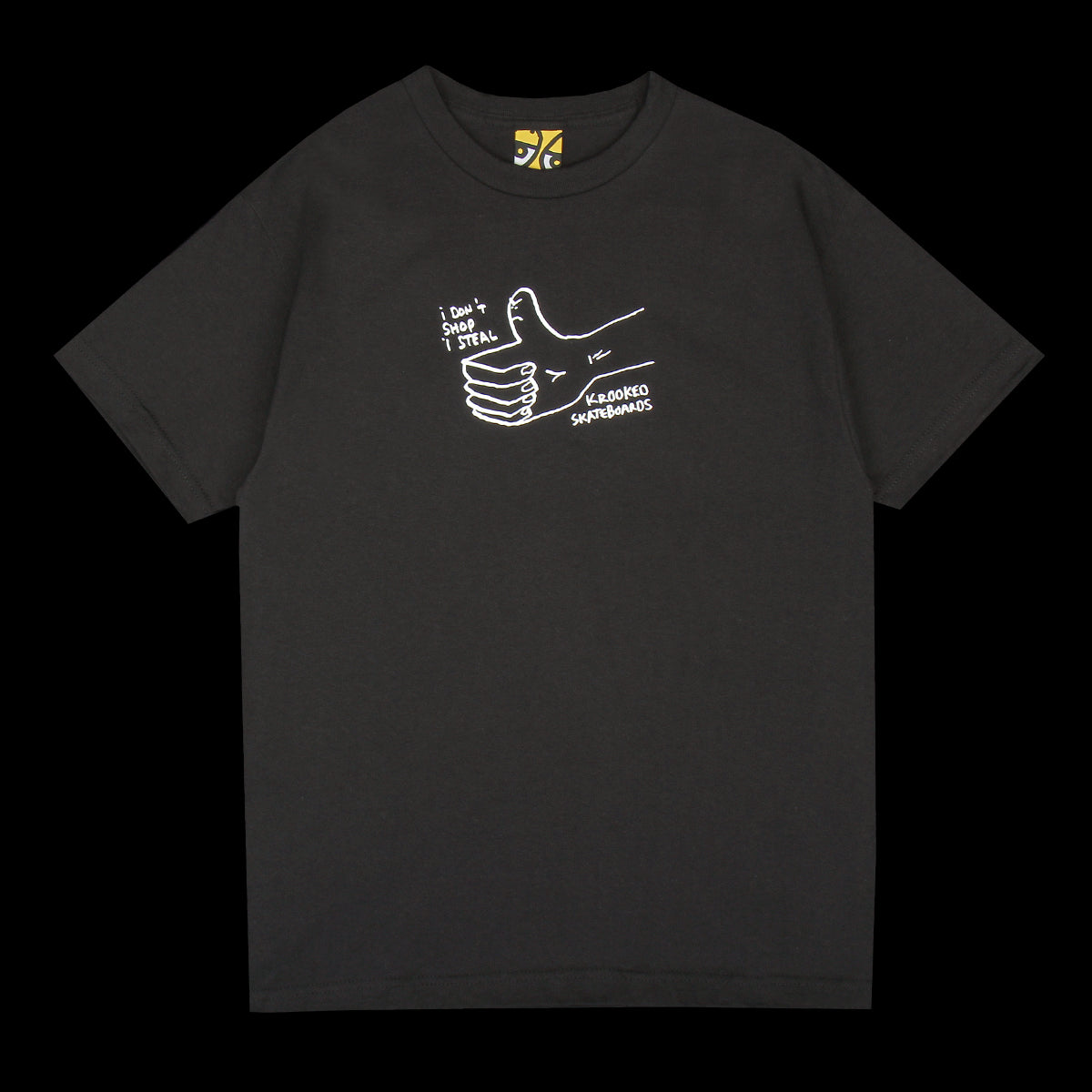 Krooked - Shop Steal T-Shirt
Color : Black / White
