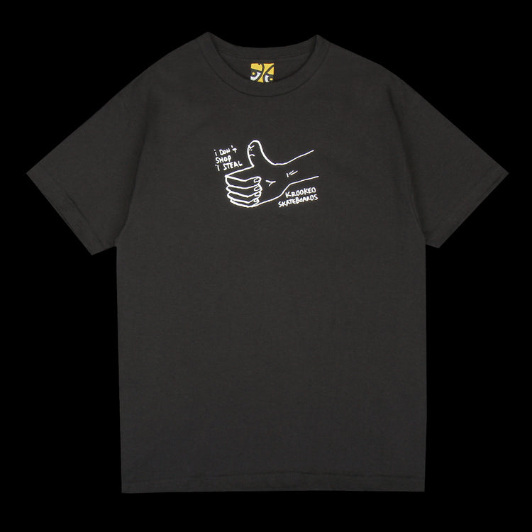 Krooked - Shop Steal T-Shirt
Color : Black / White