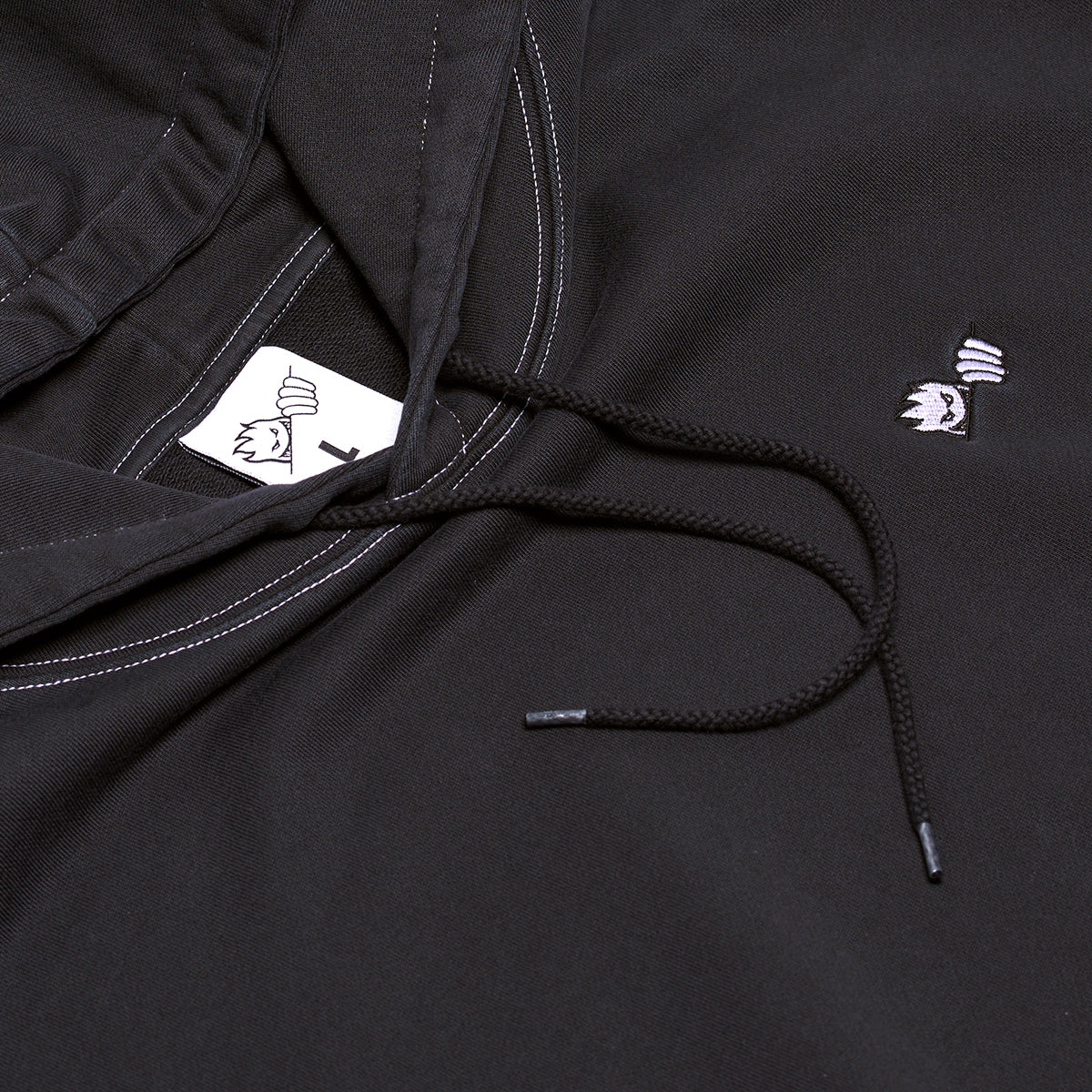 Last Resort AB x Spitfire Swirl Hoodie Color Washed Black