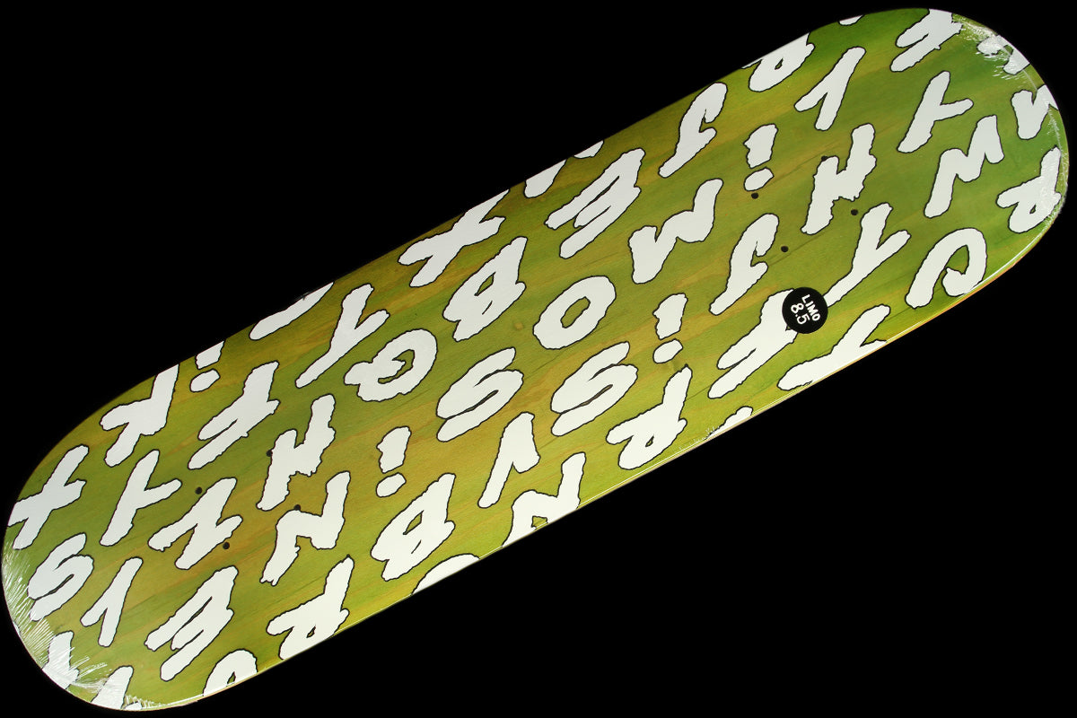 Limosine - Sharpie Crossword Slick Deck
Color : Green