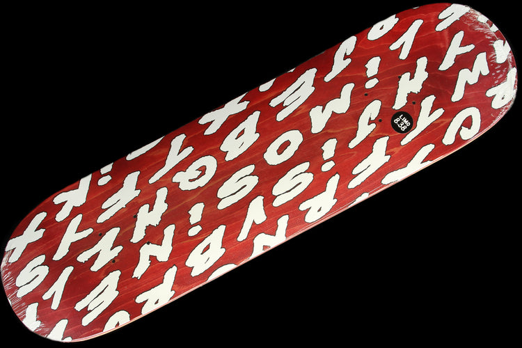 Limosine - Sharpie Crossword Slick Deck
Color : Red