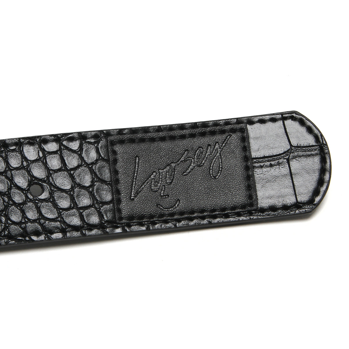 Loosey - Croc Skin Belt
Color : Black