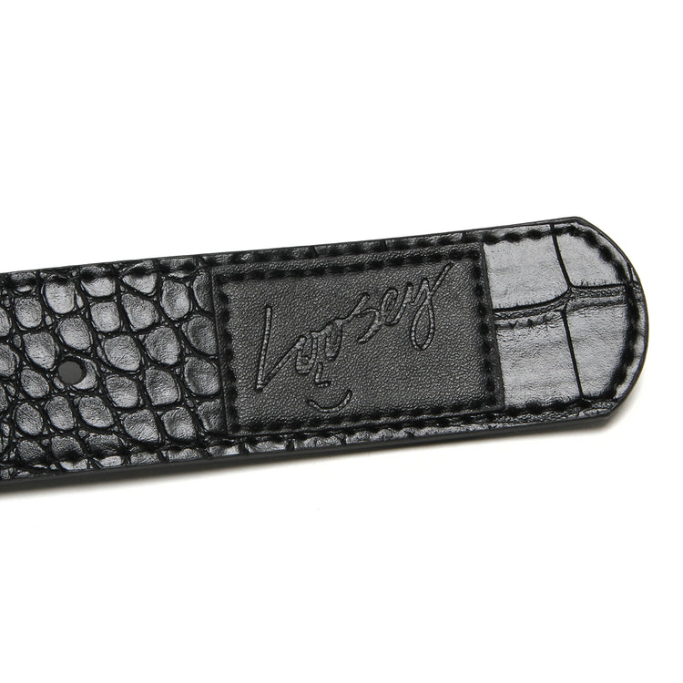 Loosey - Croc Skin Belt
Color : Black