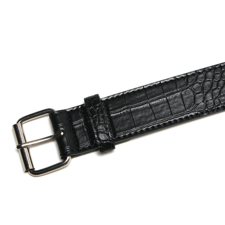 Loosey - Croc Skin Belt
Color : Black