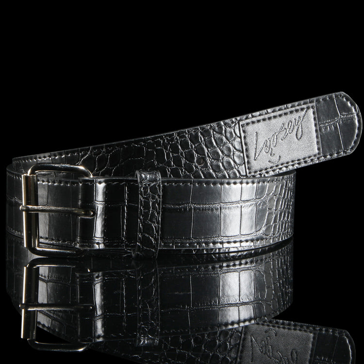 Loosey - Croc Skin Belt
Color : Black
