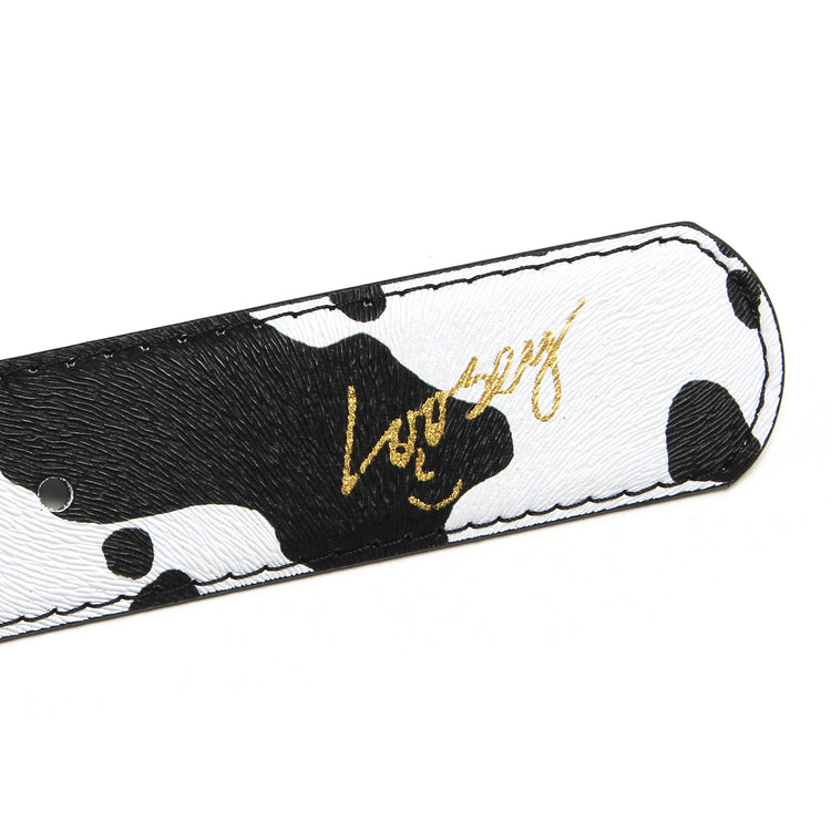 Loosey - Moosy Belt
Color : Cow Print