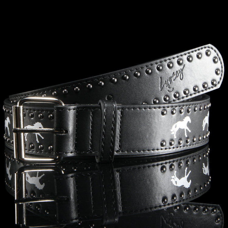 Loosey - Wild Stallion Belt
Color : Black