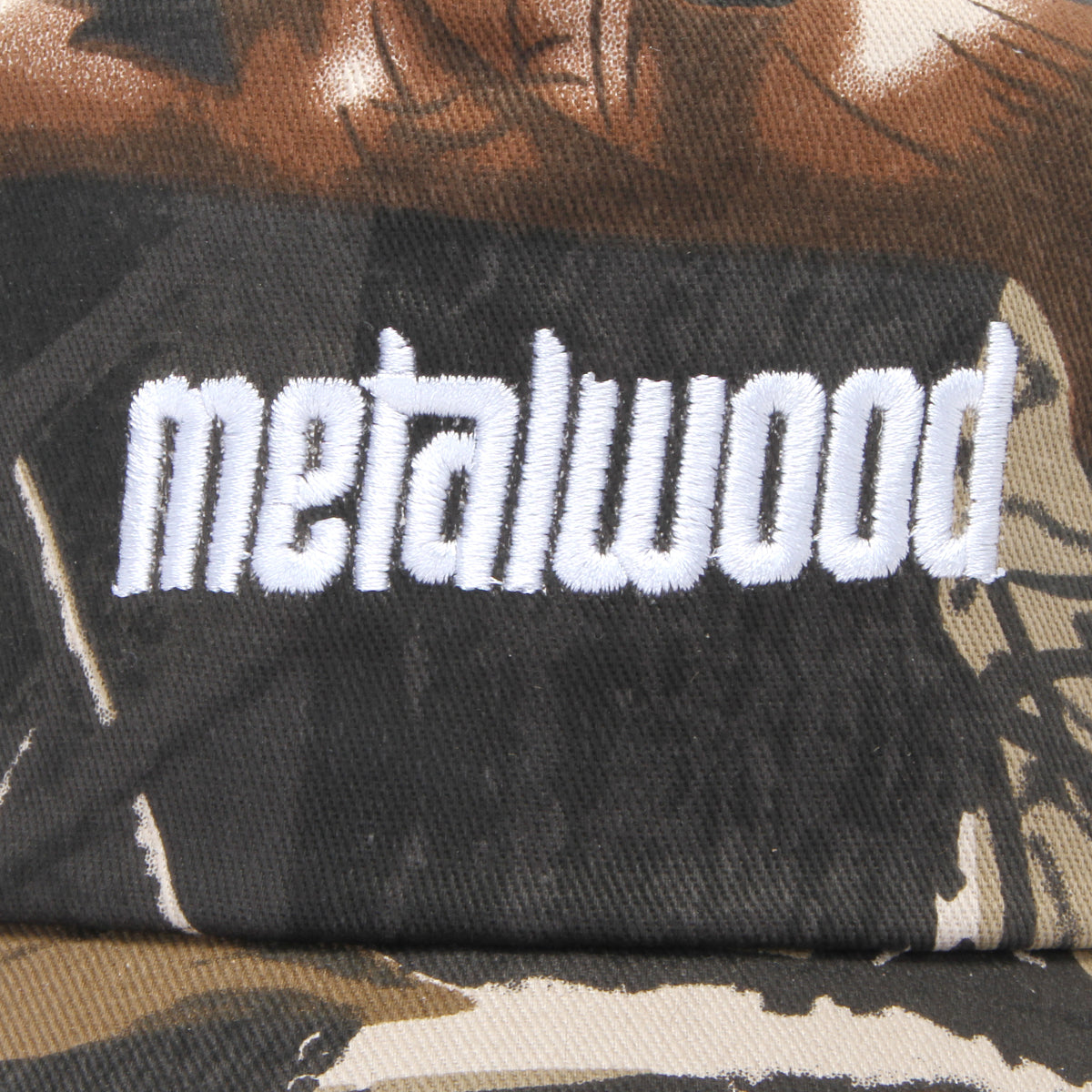 Metalwood - Metal Logo Hat
Color : Real Leaf Camo