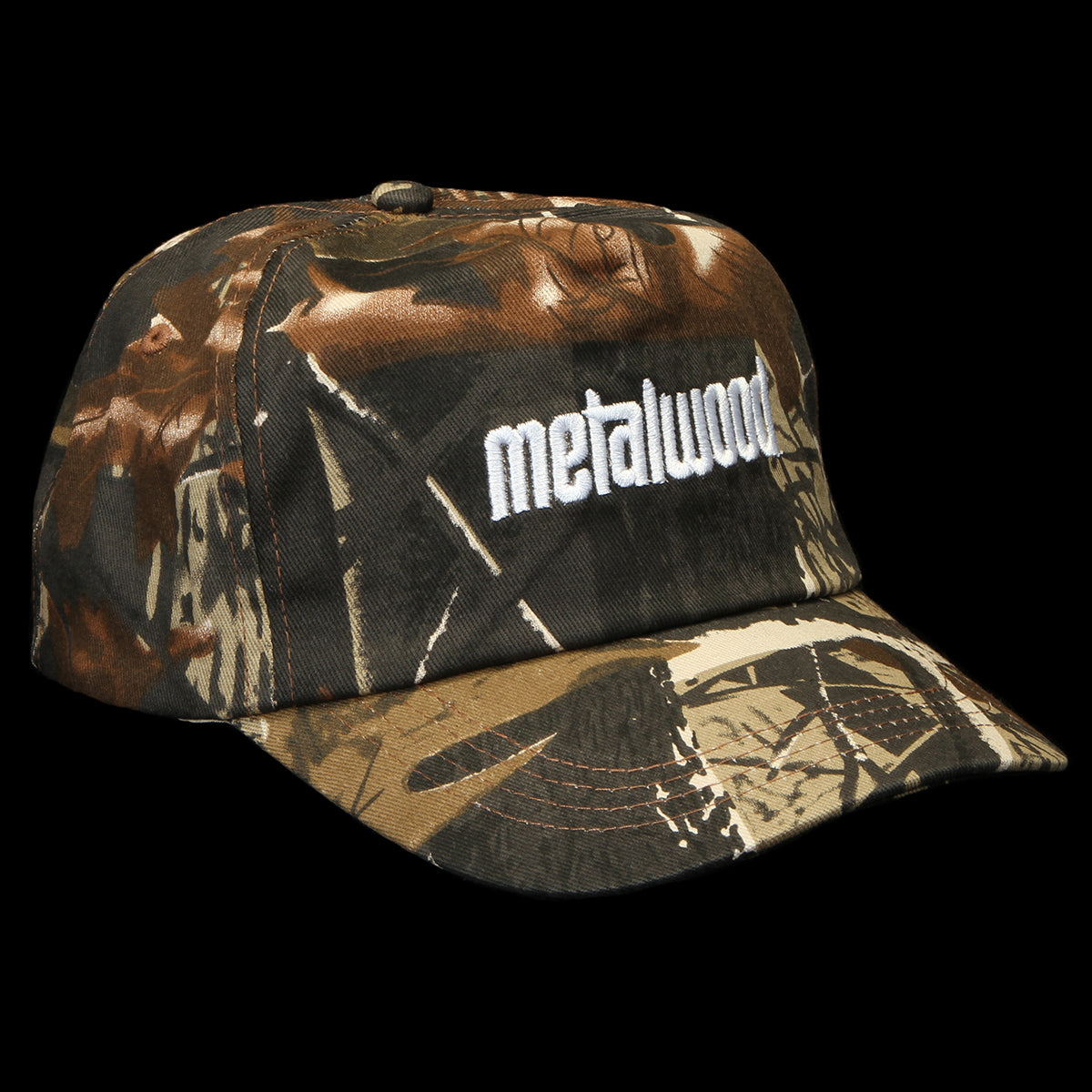 Metalwood - Metal Logo Hat
Color : Real Leaf Camo