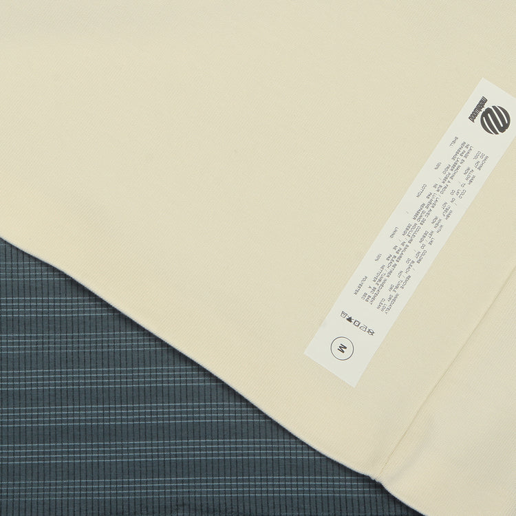 Metalwood - Dual Face Reversible T-Shirt
Color : Bone