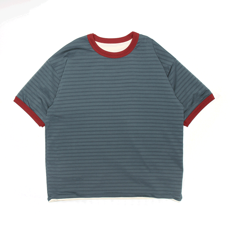 Metalwood - Dual Face Reversible T-Shirt
Color : Bone
