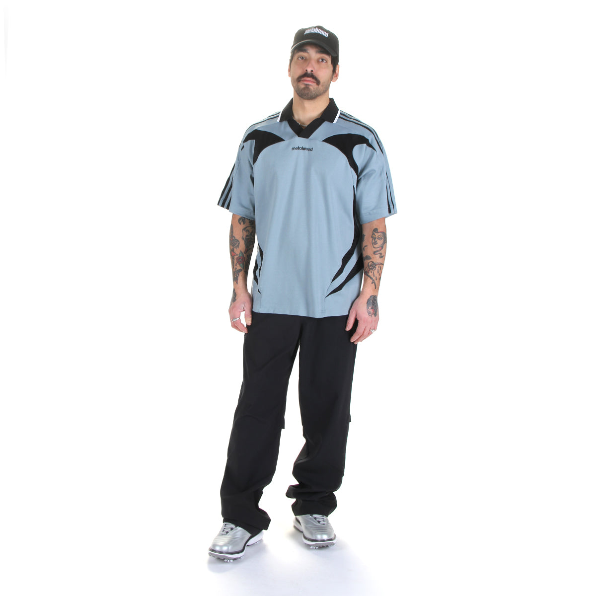 Adidas Originals x Metalwood Polo Shirt
Style # KB8636
Color : Green Earth