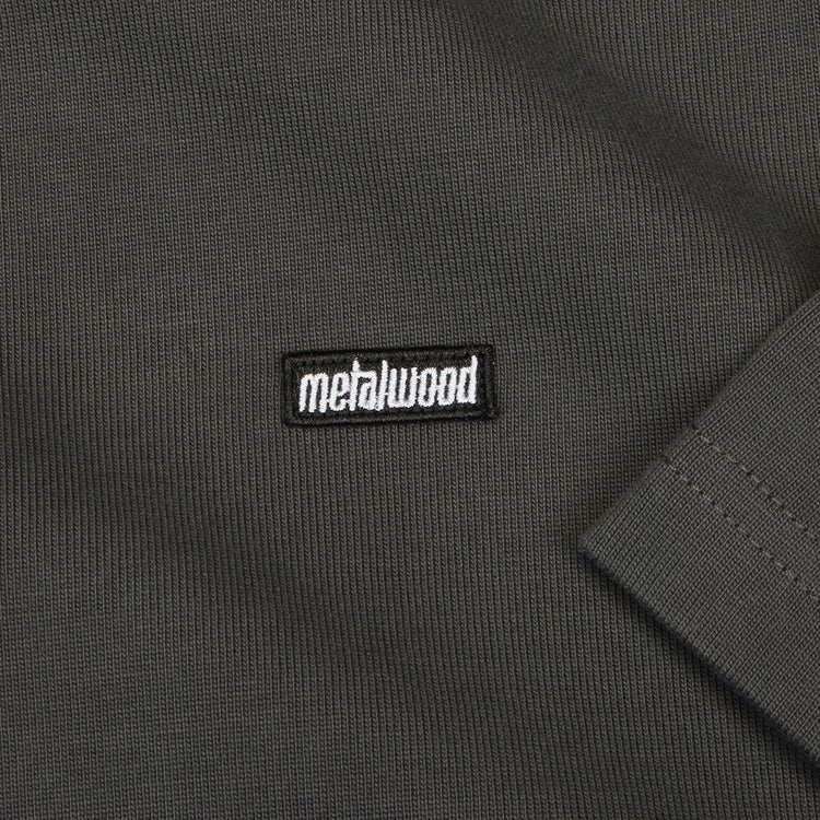 Metalwood - Heavyweight Mini Metal Logo T-Shirt
Color : Tar