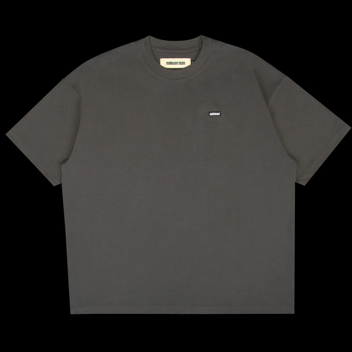 Metalwood - Heavyweight Mini Metal Logo T-Shirt
Color : Tar