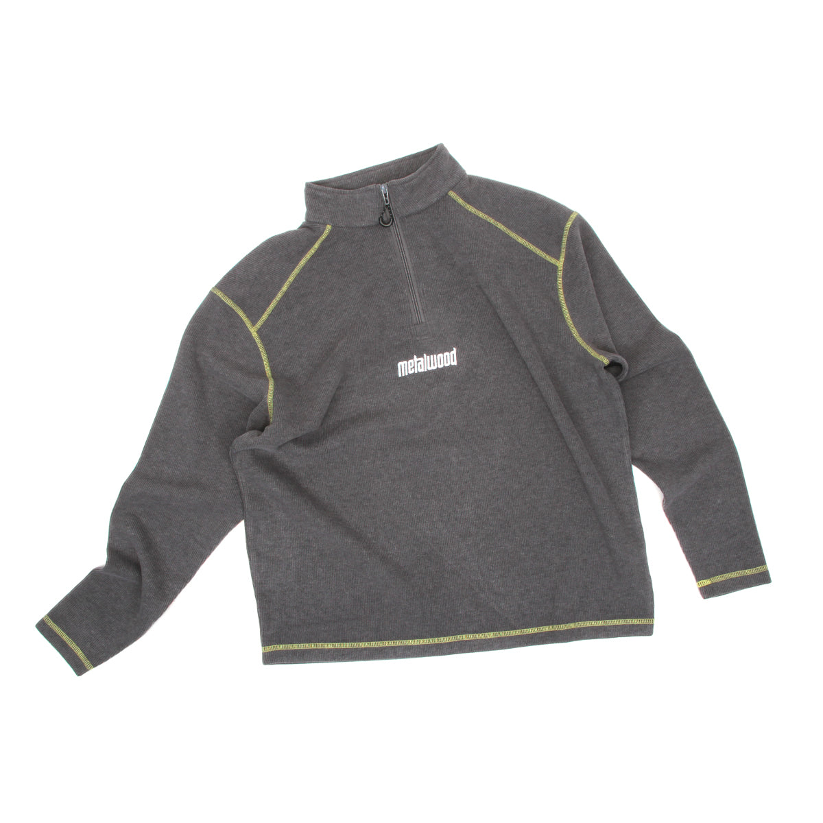 Metalwood - Contrast Stitch Pullover
Color : Charcoal