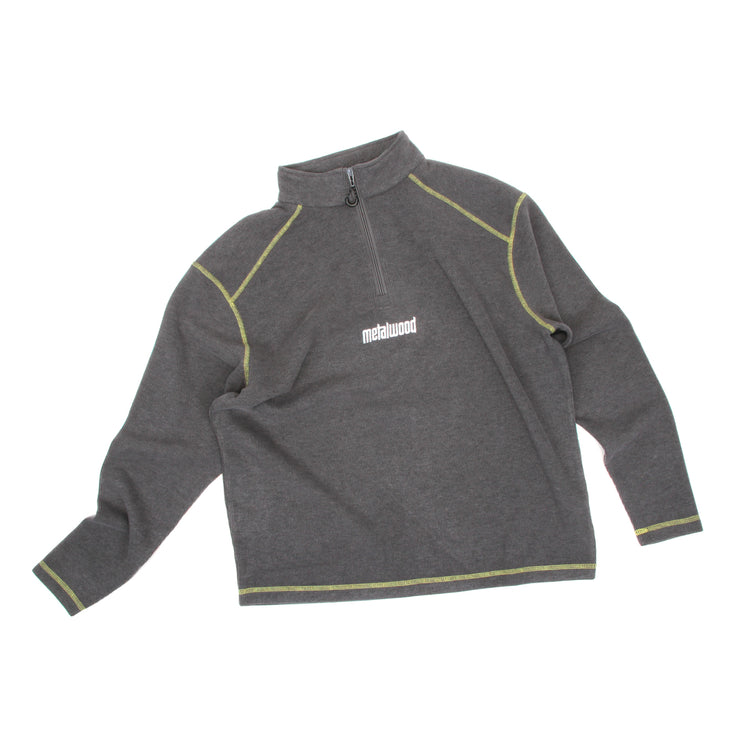 Metalwood - Contrast Stitch Pullover
Color : Charcoal