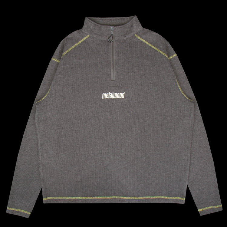 Metalwood - Contrast Stitch Pullover
Color : Charcoal