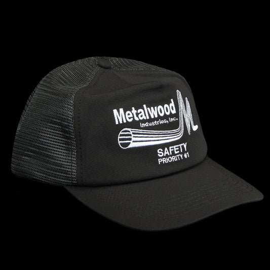 Metalwood - Safety Trucker Hat
Color : Black