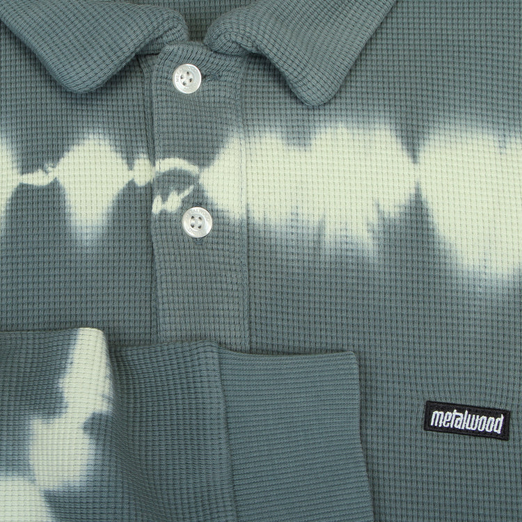 Metalwood - Mini Metal Logo Thermal Polo
Color : Marine