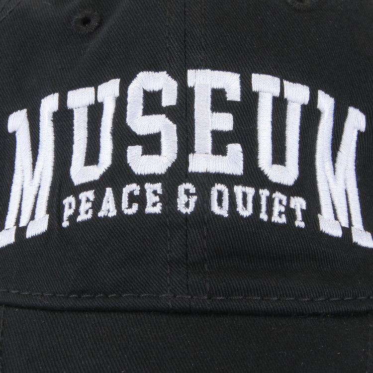 Museum Of Peace &  Quiet - UMPQ Dad Hat
Color : Black