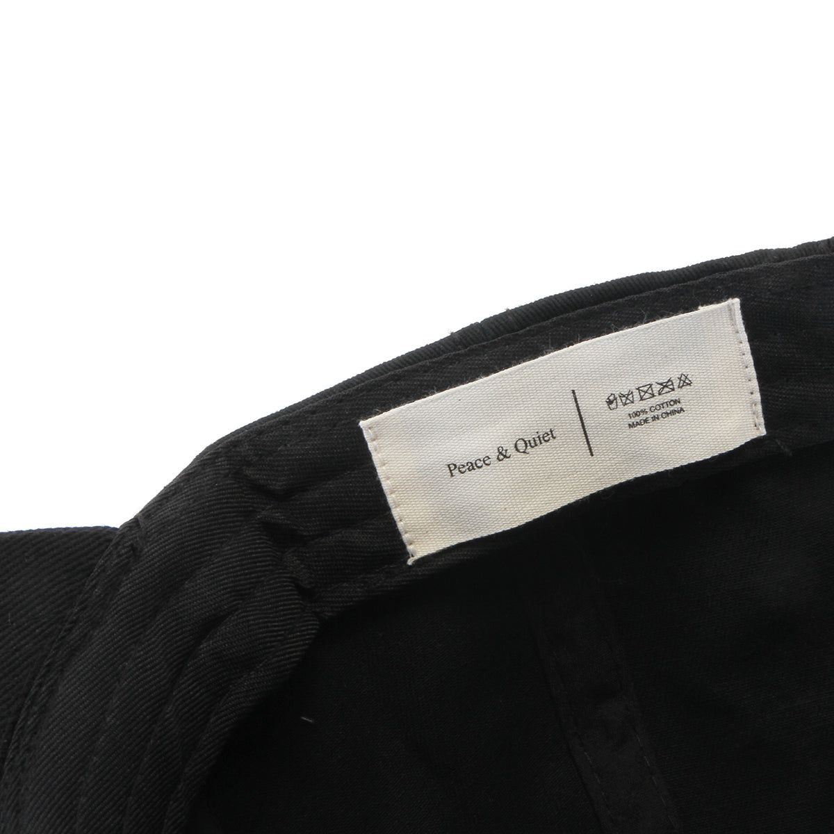 Museum Of Peace &  Quiet - UMPQ Dad Hat
Color : Black
