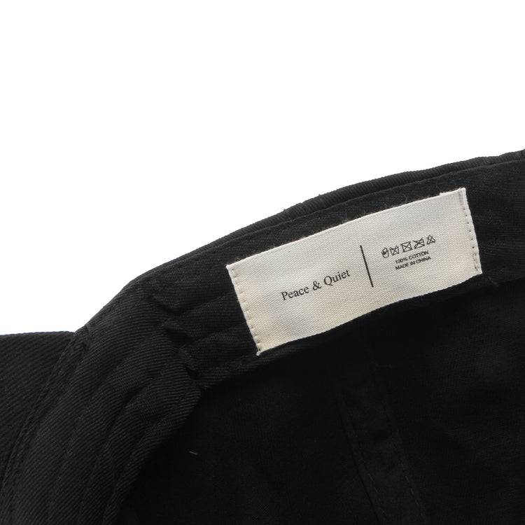 Museum Of Peace &  Quiet - UMPQ Dad Hat
Color : Black