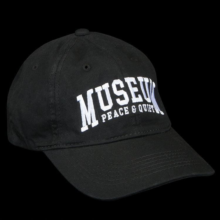 Museum Of Peace &  Quiet - UMPQ Dad Hat
Color : Black