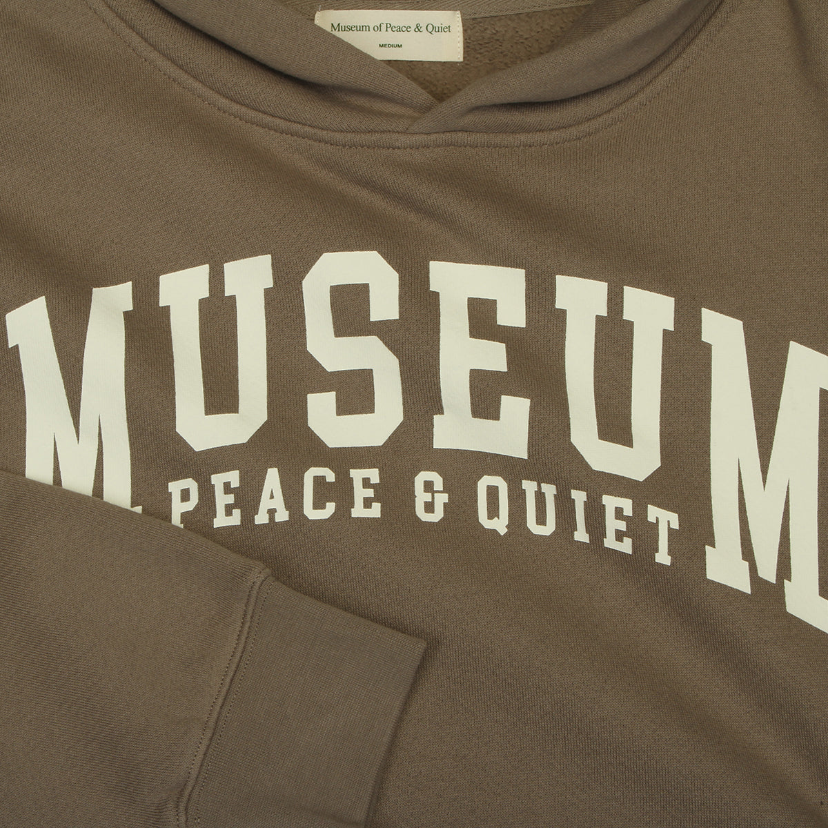 Museum Of Peace Quiet - UMPQ Hoodie
Color : Sepia