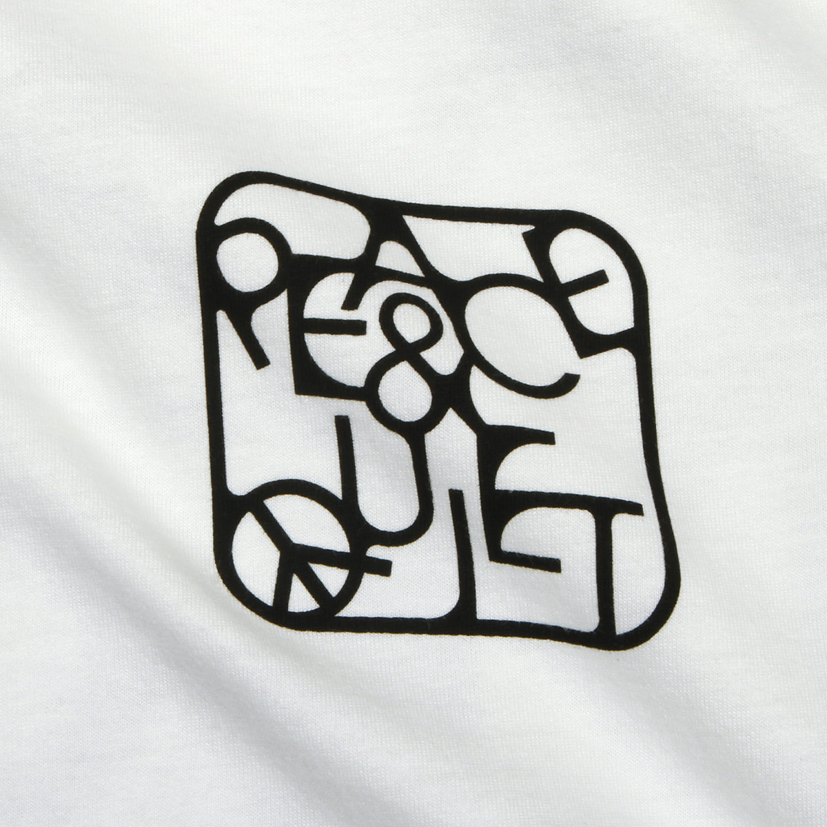 MOPQ - Scramble T-Shirt
Color : White