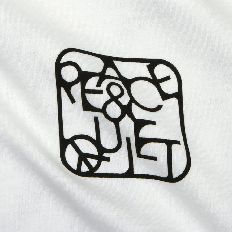 MOPQ - Scramble T-Shirt
Color : White