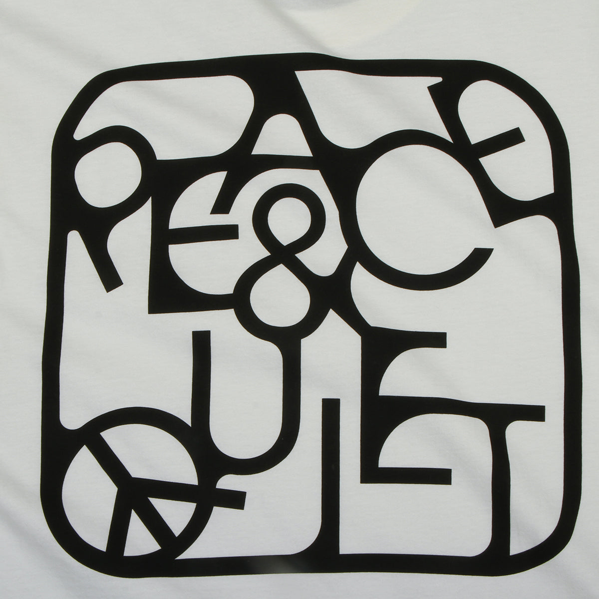 MOPQ - Scramble T-Shirt
Color : White