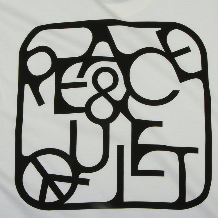 MOPQ - Scramble T-Shirt
Color : White