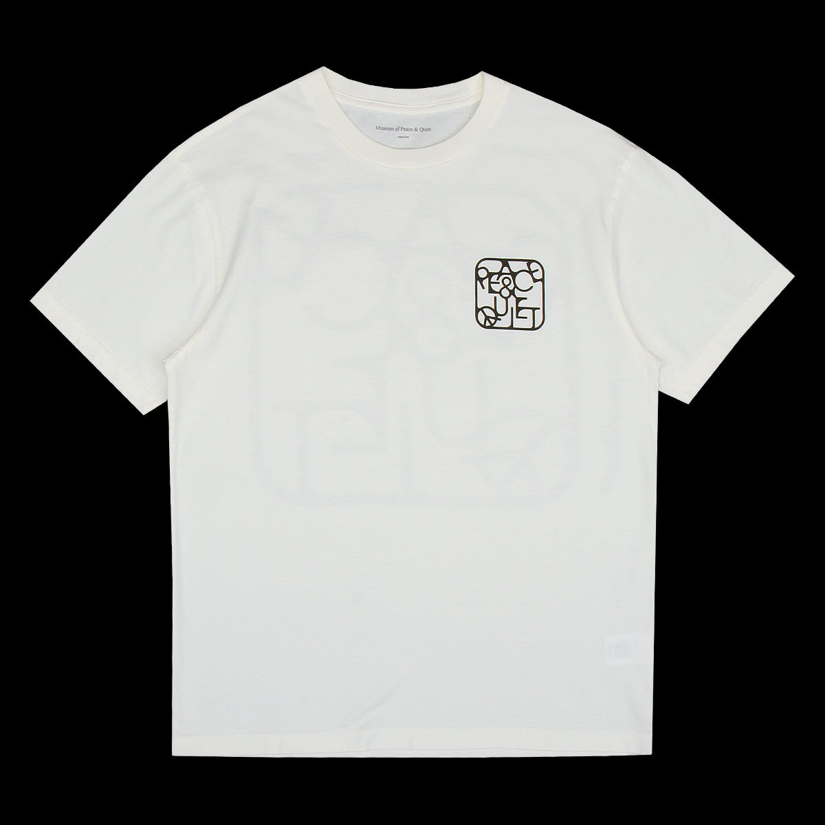 MOPQ - Scramble T-Shirt
Color : White