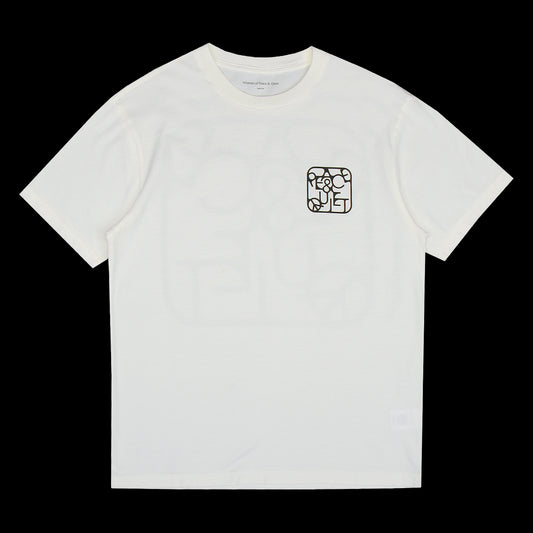 MOPQ - Scramble T-Shirt
Color : White