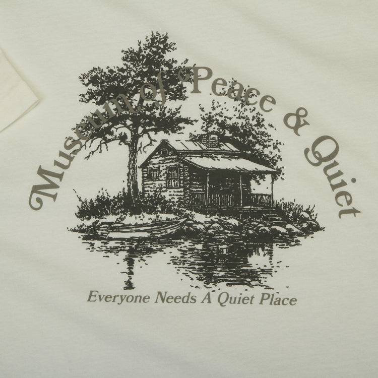 Museum Of Peace & Quiet - Quiet Place T-Shirt
Color : White