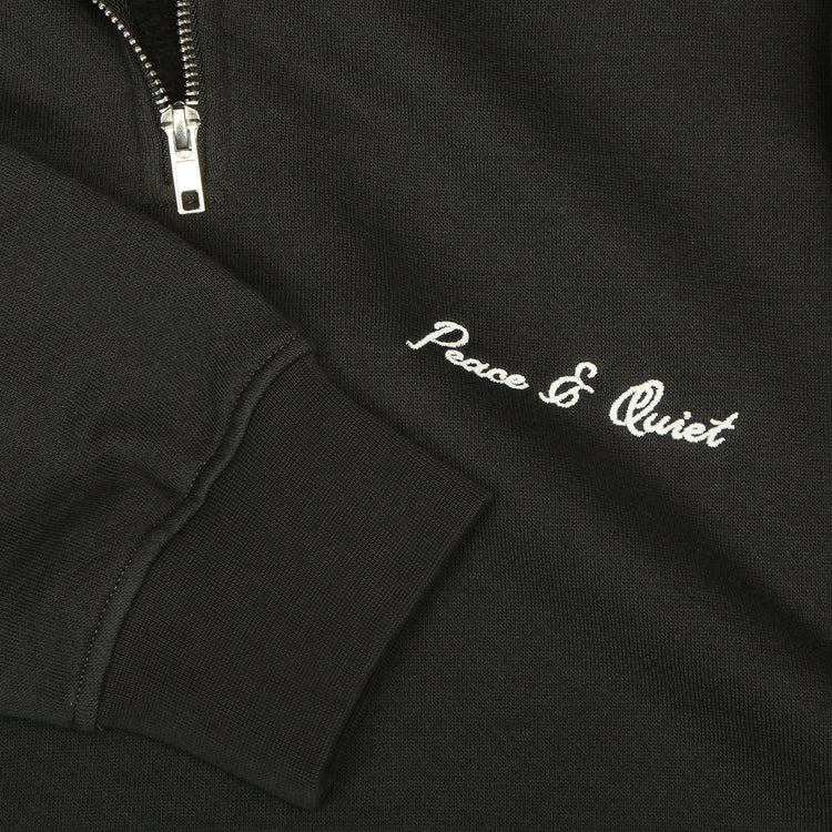 Museum Of Peace & Quiet - Signature Quarter Zip
Color : Black