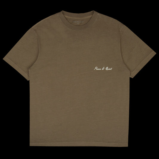 Museum Of Peace & Quiet - Signature T-Shirt
Color : Sepia