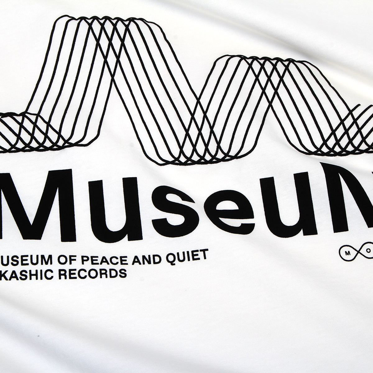 MOPQ - Sound Waves T-Shirt
Color : White