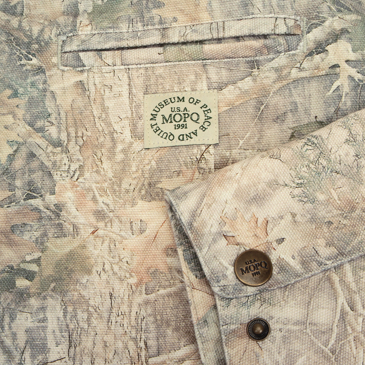 MOPQ - Utility Canvas Work Jacket
Color : Camo