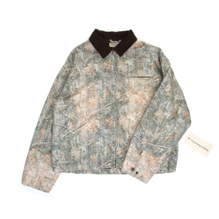 MOPQ - Utility Canvas Work Jacket
Color : Camo