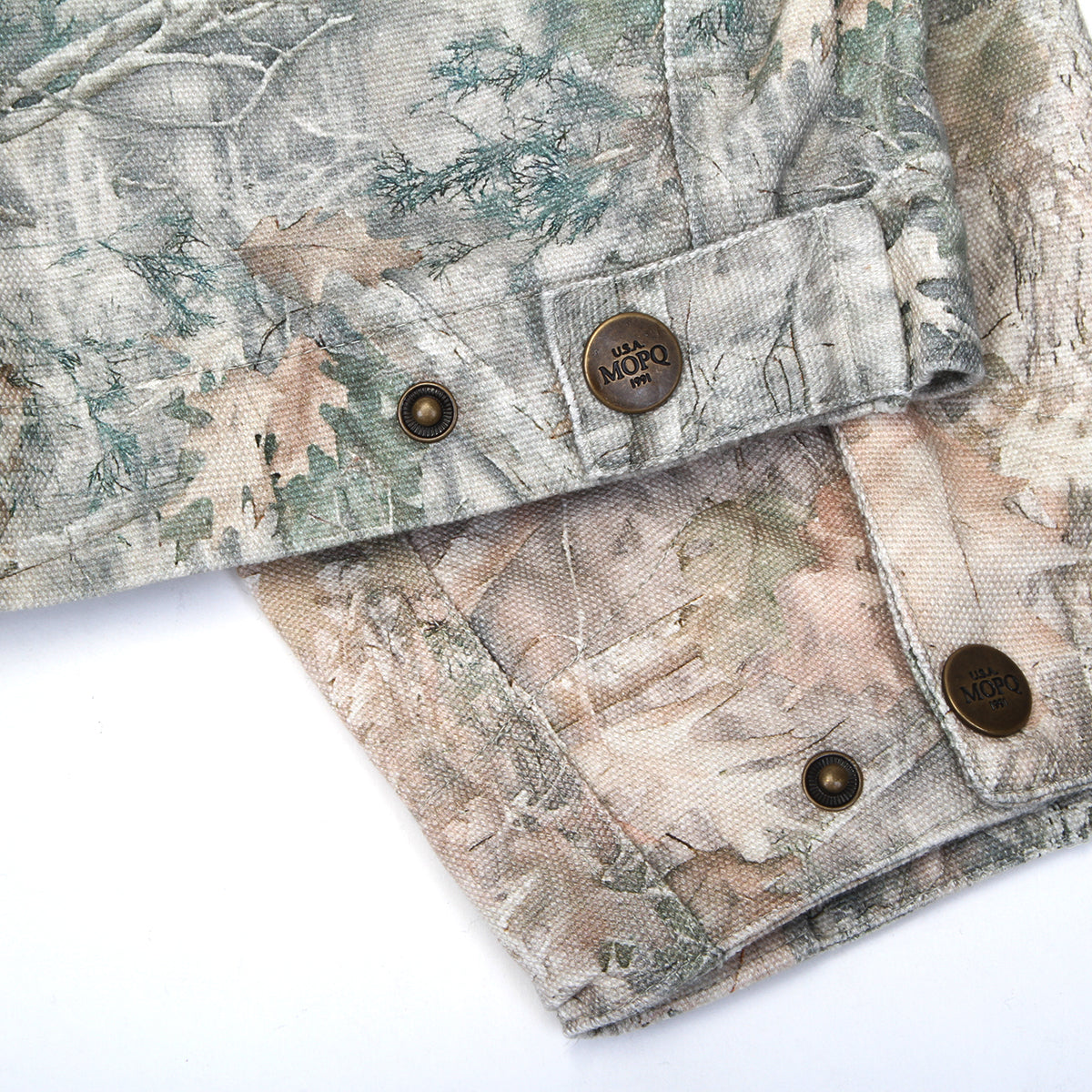 MOPQ - Utility Canvas Work Jacket
Color : Camo