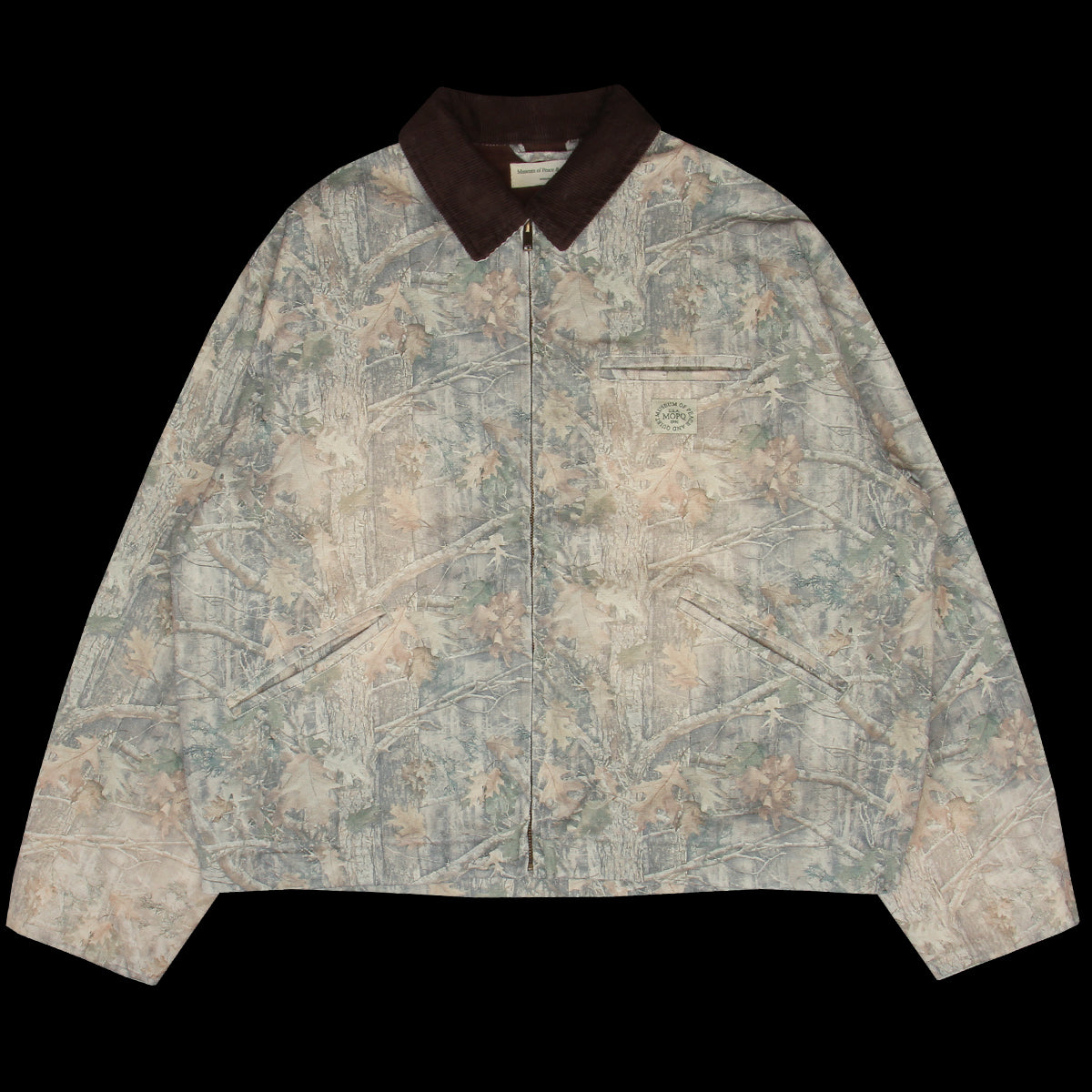 MOPQ - Utility Canvas Work Jacket
Color : Camo